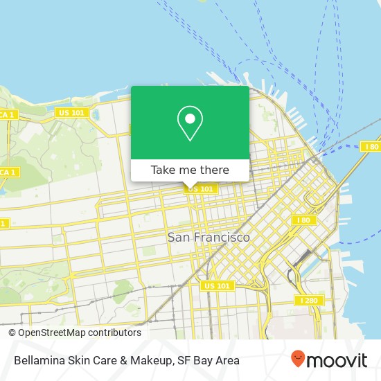 Bellamina Skin Care & Makeup map