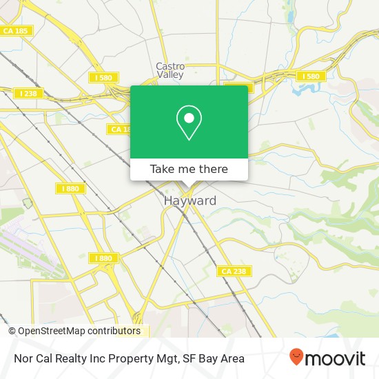 Nor Cal Realty Inc Property Mgt map