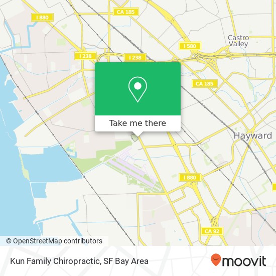 Kun Family Chiropractic map