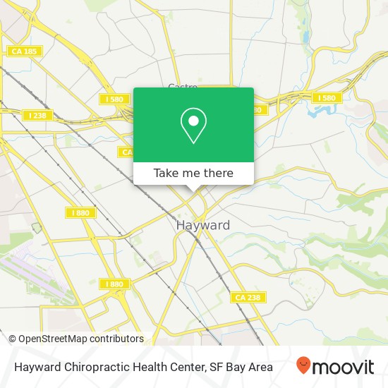 Mapa de Hayward Chiropractic Health Center