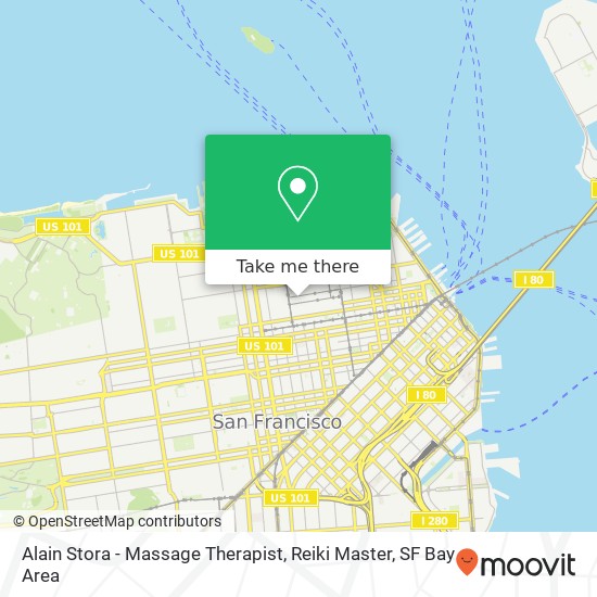 Mapa de Alain Stora - Massage Therapist, Reiki Master