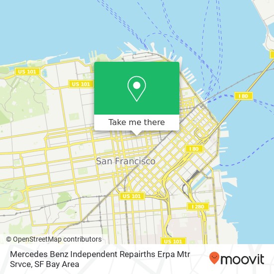 Mercedes Benz Independent Repairths Erpa Mtr Srvce map