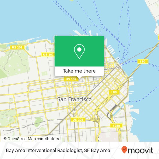 Mapa de Bay Area Interventional Radiologist