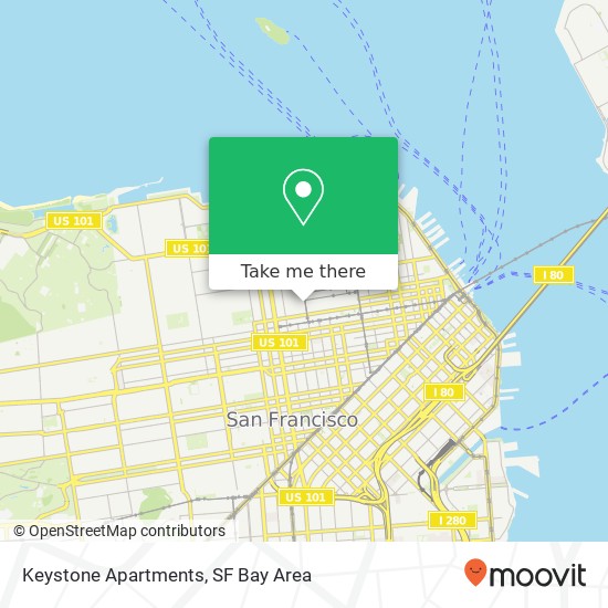 Mapa de Keystone Apartments