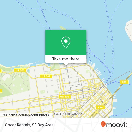 Gocar Rentals map