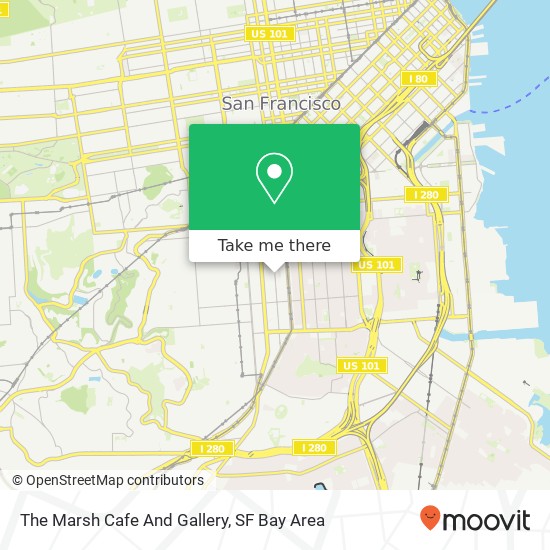 The Marsh Cafe And Gallery map