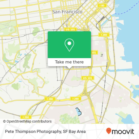 Pete Thompson Photography map