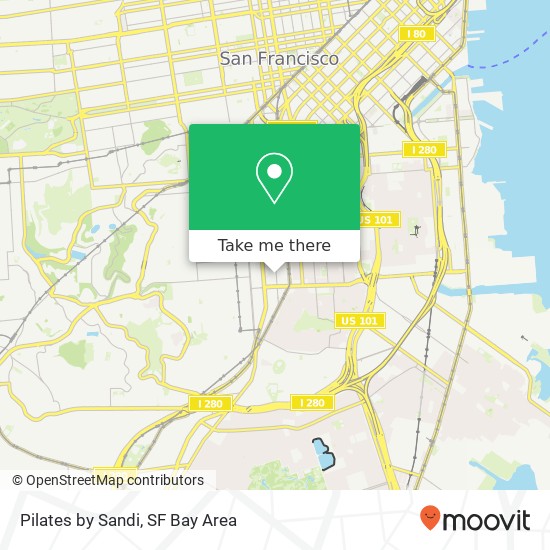 Pilates by Sandi map