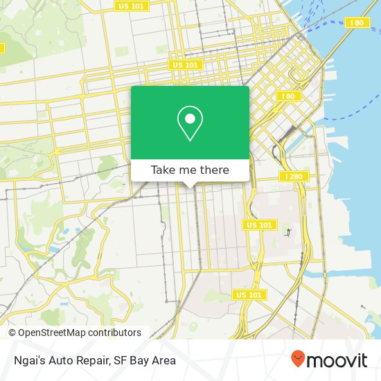 Ngai's Auto Repair map
