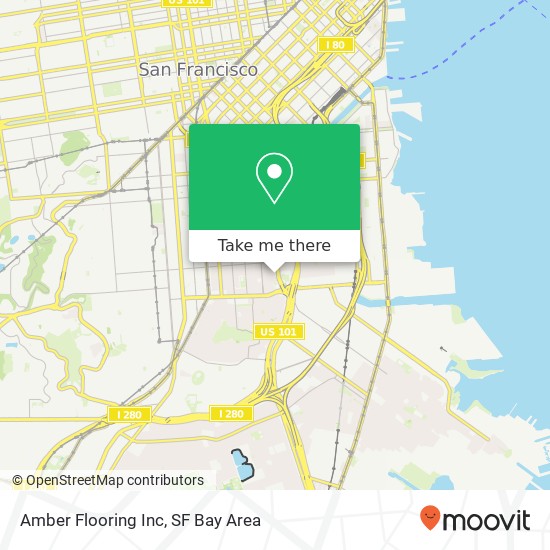 Amber Flooring Inc map