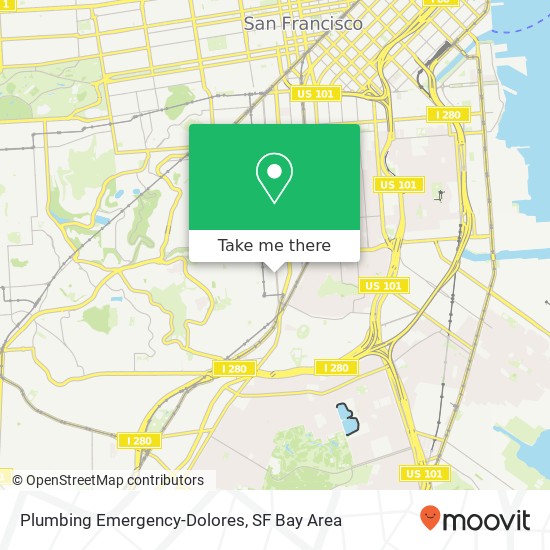 Mapa de Plumbing Emergency-Dolores