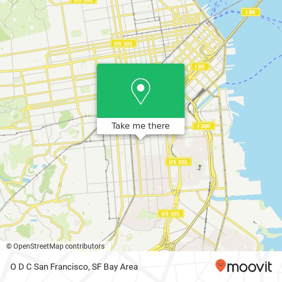 Mapa de O D C San Francisco