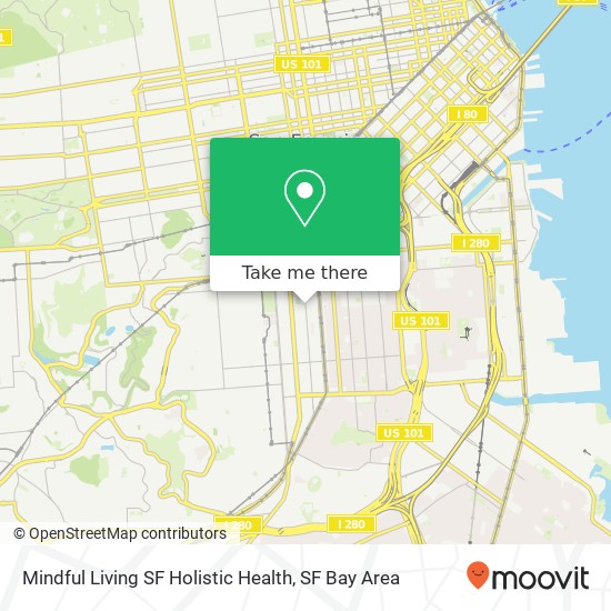 Mindful Living SF Holistic Health map