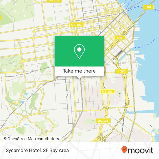 Mapa de Sycamore Hotel