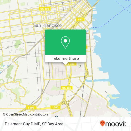 Paiement Guy D MD map