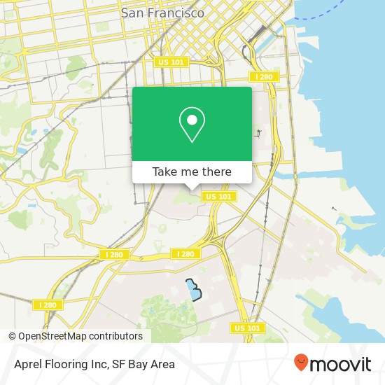 Aprel Flooring Inc map