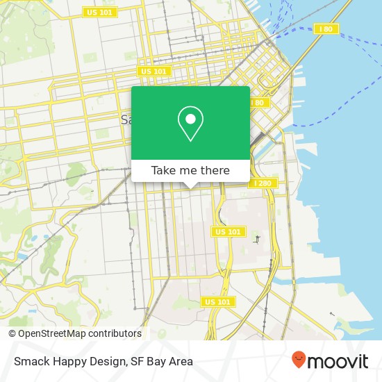 Mapa de Smack Happy Design