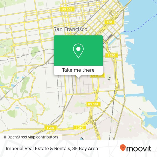 Imperial Real Estate & Rentals map