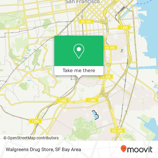 Walgreens Drug Store map