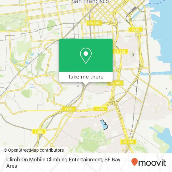 Climb On Mobile Climbing Entertainment map
