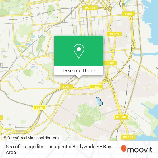 Mapa de Sea of Tranquility: Therapeutic Bodywork