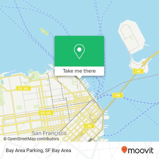 Mapa de Bay Area Parking