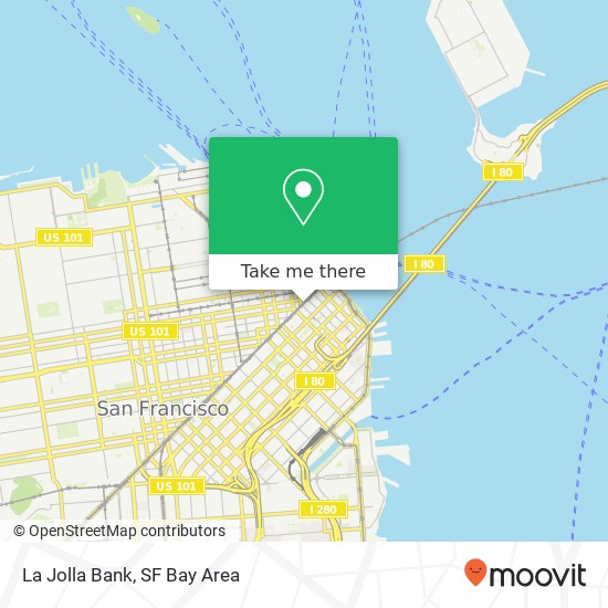 La Jolla Bank map