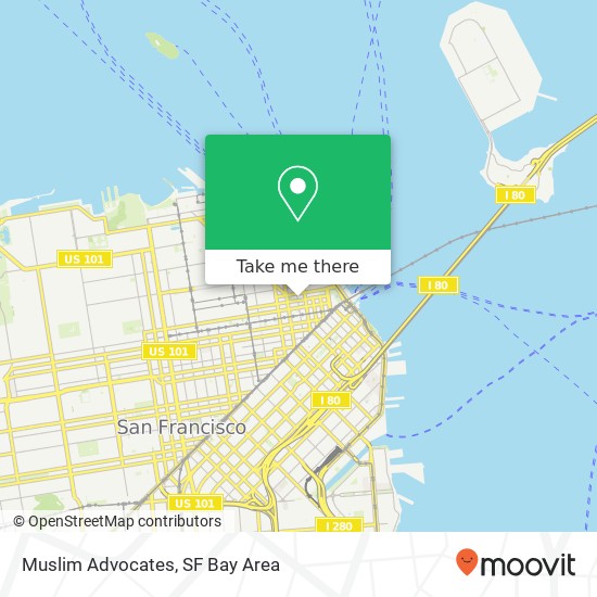 Mapa de Muslim Advocates