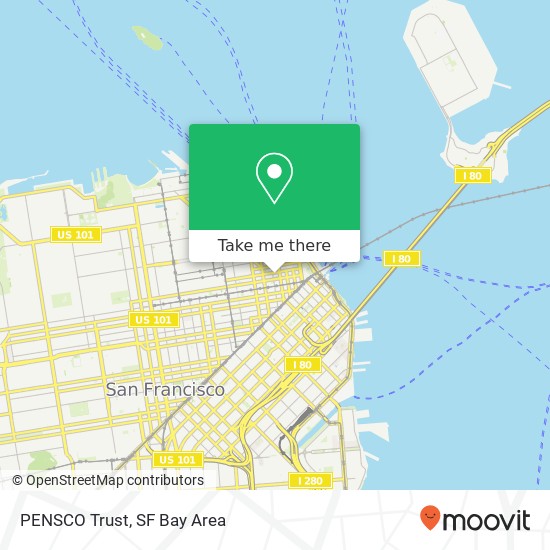 PENSCO Trust map