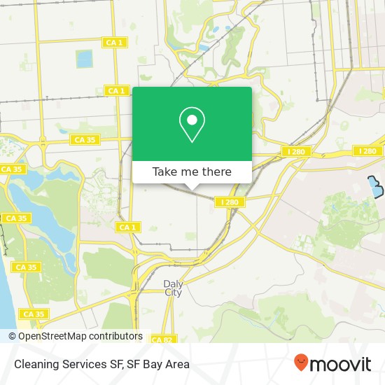 Cleaning Services SF map