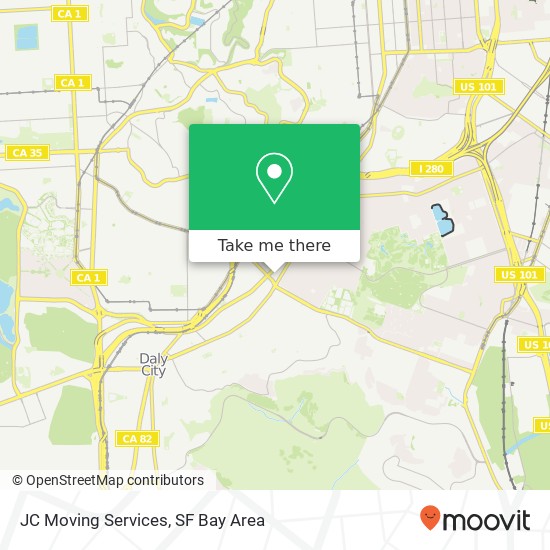 JC Moving Services map