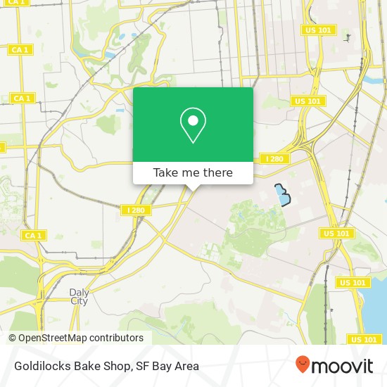 Mapa de Goldilocks Bake Shop