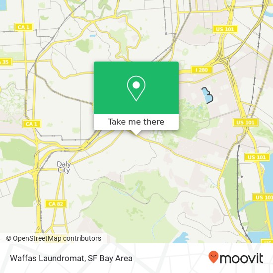 Mapa de Waffas Laundromat