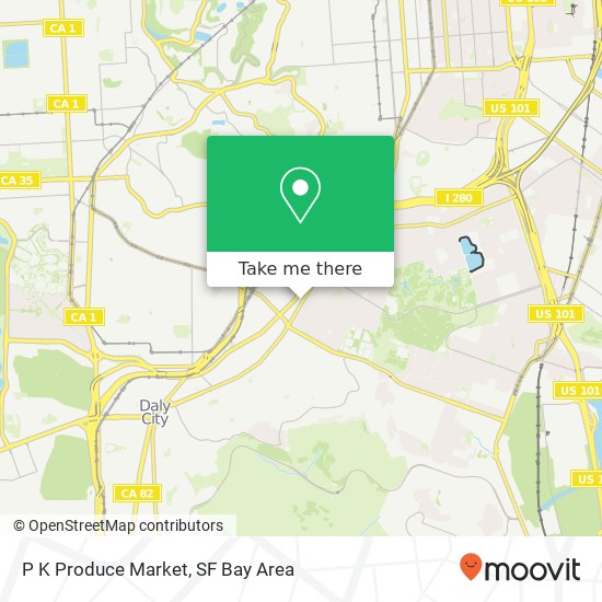 P K Produce Market map