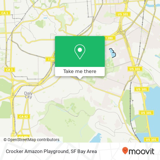 Crocker Amazon Playground map