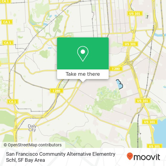 San Francisco Community Alternative Elementry Schl map