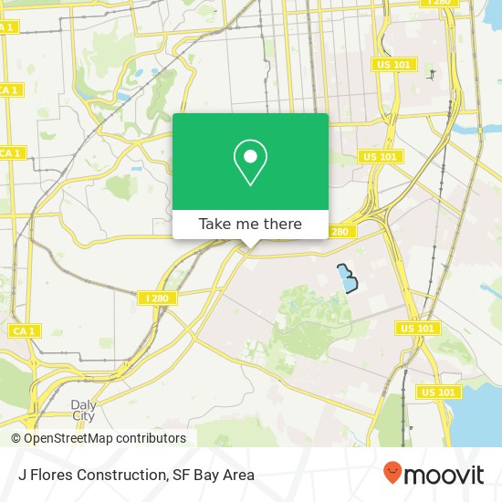 J Flores Construction map