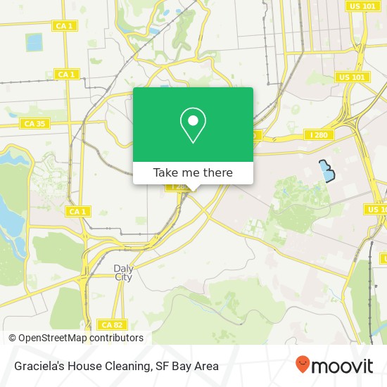 Graciela's House Cleaning map