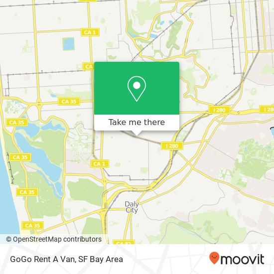 Mapa de GoGo Rent A Van