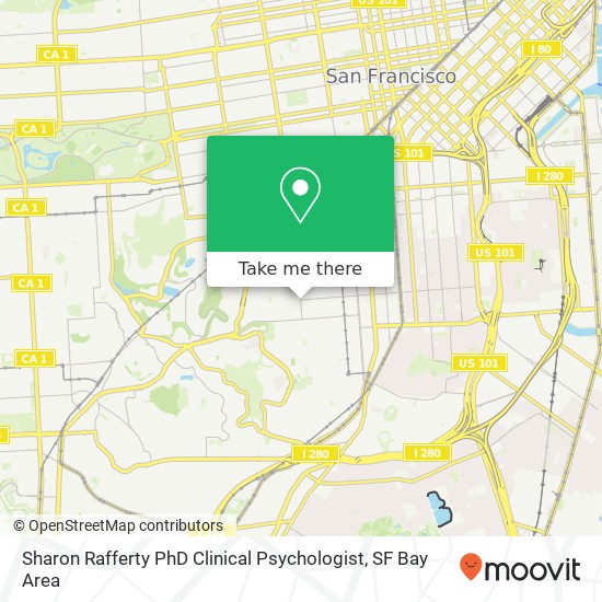 Mapa de Sharon Rafferty PhD Clinical Psychologist