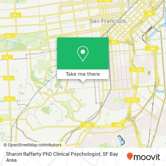 Sharon Rafferty PhD Clinical Psychologist map