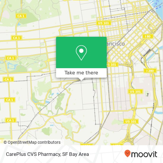 CarePlus CVS Pharmacy map