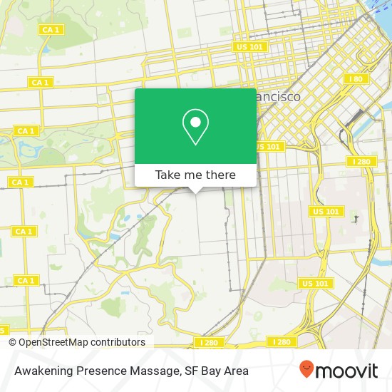 Mapa de Awakening Presence Massage