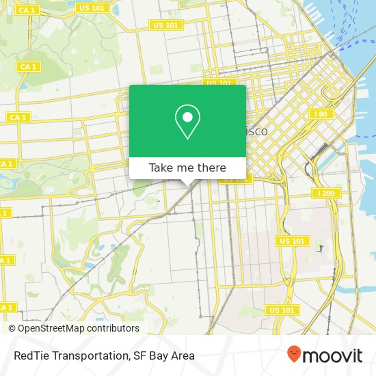 RedTie Transportation map