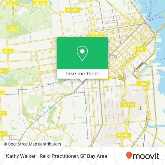 Kathy Walker - Reiki Practitioner map