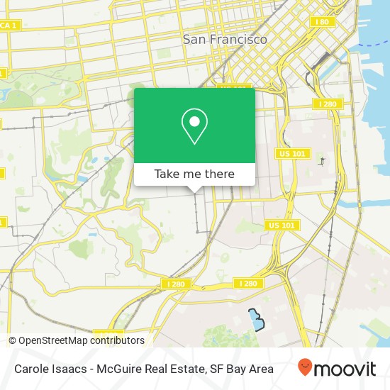 Carole Isaacs - McGuire Real Estate map