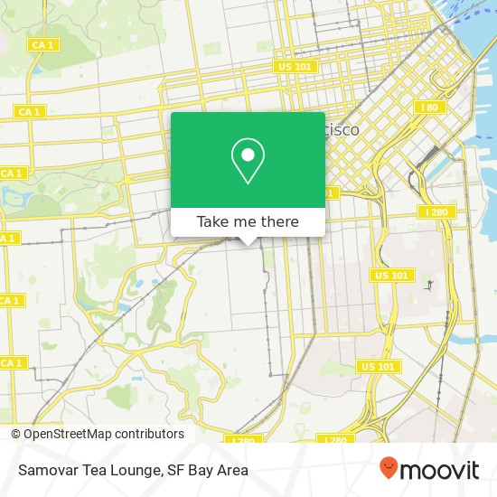 Samovar Tea Lounge map