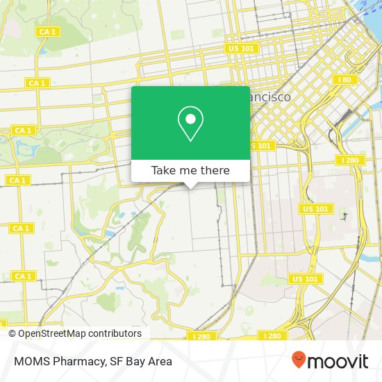 Mapa de MOMS Pharmacy