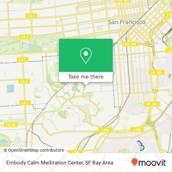 Embody Calm Meditation Center map