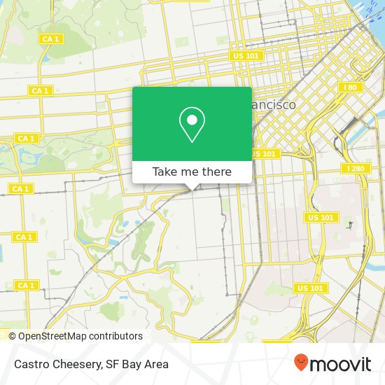 Mapa de Castro Cheesery